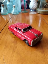 Vintage SSS Japan Friction Red Tin Car Buick Automobile / Car Toy 5"