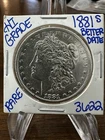 1881 S Morgan Silver Dollar One $1 Coin