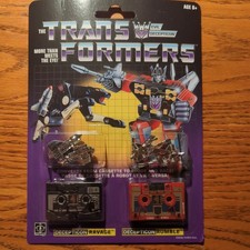 Hasbro E5658 Transformers G1 Reissue 1.8in Ravage & Rumble Figures