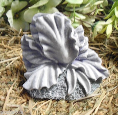latex small Iris pot foot mold plaster cement casting mould 3'' x 3''
