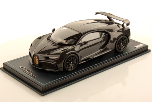 1/18 Bugatti Chiron Pur Sport N.o 16 resina de carbono completa con estuche modelo MR BUG013E - Imagen 1 de 5