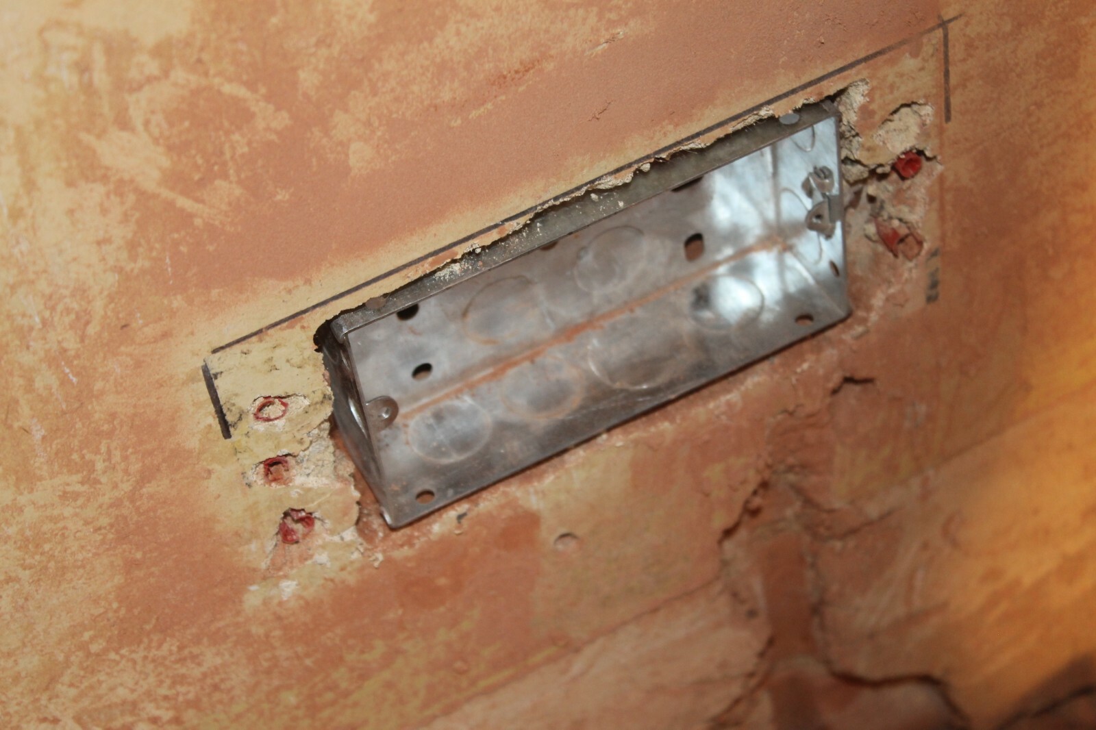 PATTRESS BOX TEMPLATE, JIG. BOX SINKER Electrical Socket Back Box