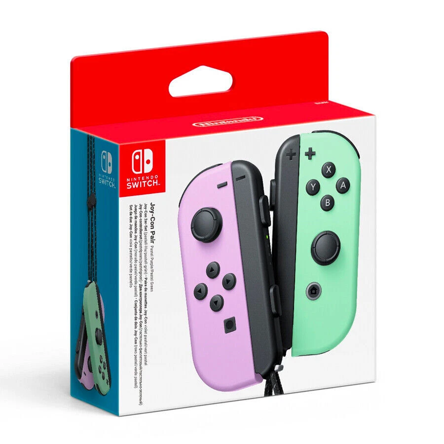 Nintendo Switch Joy-Con (G)/(D) - Violet Pastel/Vert Pastel