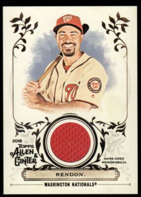 B1119 - 2018 Topps Allen Und Ginter Relikte #FSRAAE Anthony Rendon A - NM-MT