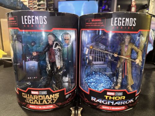 Marvel Legends The Collector & Grandmaster 2-Pack 2019 SDCC Exclusif - NEUF - Photo 1 sur 4