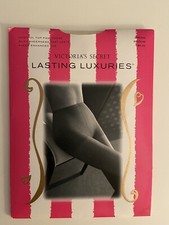 NEW VICTORIA  S SECRET CONTROL TOP LASTING LUXURIES PANTYHOSE DISCONTINUED SIZE M