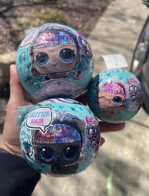 LOL Surprise COLOR CHANGE SURPRISE Glitter Hair Mystery Doll *BUNDLE 3pcs* | eBay
