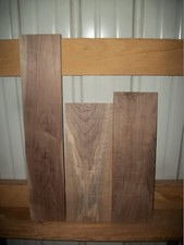 3 PC WALNUT LUMBER WOOD KILN DRIED BOARDS LOT 236W