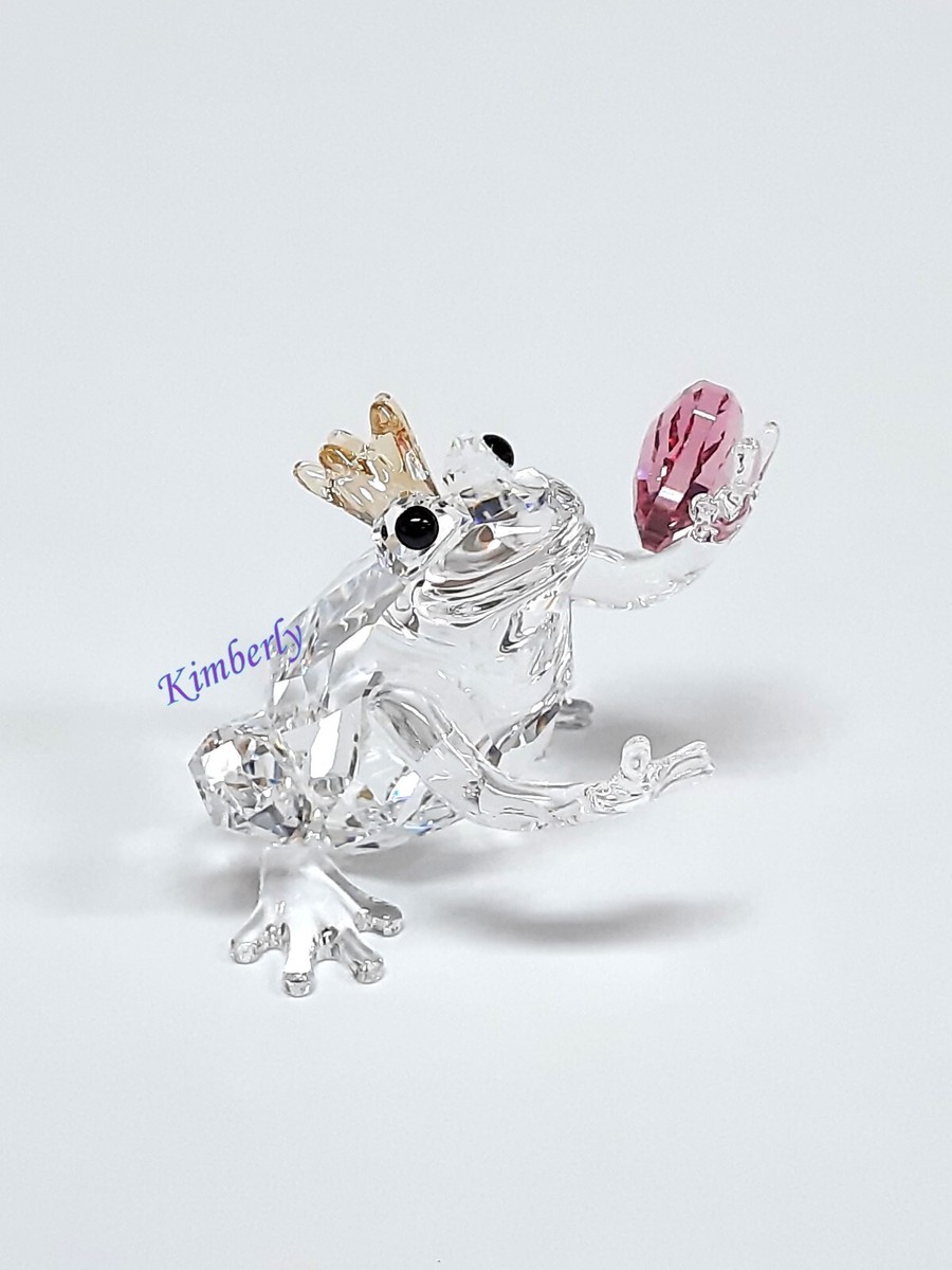 Swarovski Frog Prince Pink Heart Love for Lovers Crystal Authentic