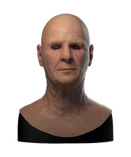 Silicone Mask  Realistic Mask  Old Man Disguise Mask  SPFX  Evolution Masks