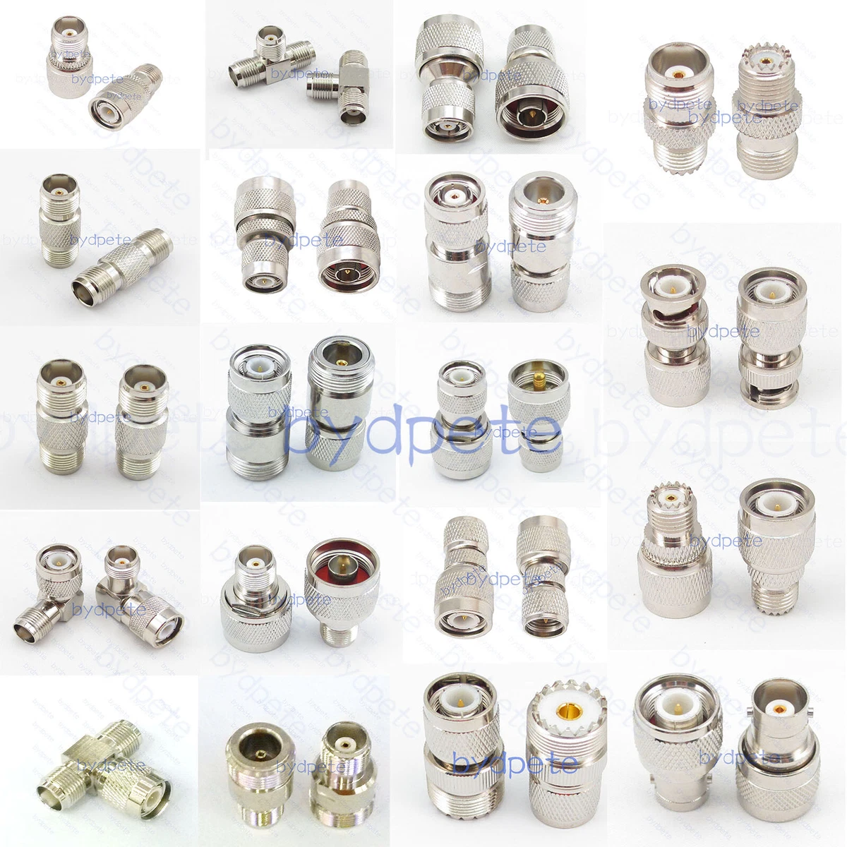 Adattatore Uhf Femmina Sma Maschio Adattatore Coassiale Mini UHF Femmina A SMA Maschio - 50 Ohm, Placcato Oro, Per Radiofrequenza Adattatore RF Oro - Foto 14