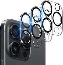 Wholesale For iPhone 16 Pro Camera Lens  Protector  Tempered Glass Case Friendly
