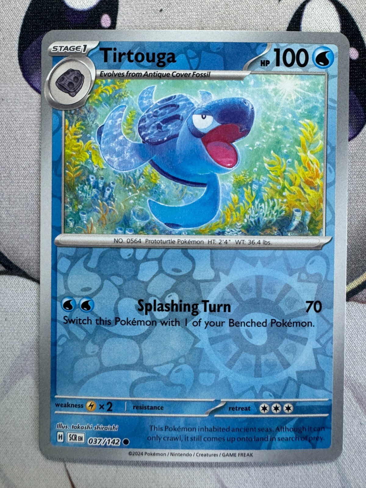Tirtouga Reverse Holo English Pokemon TCG BKAY258