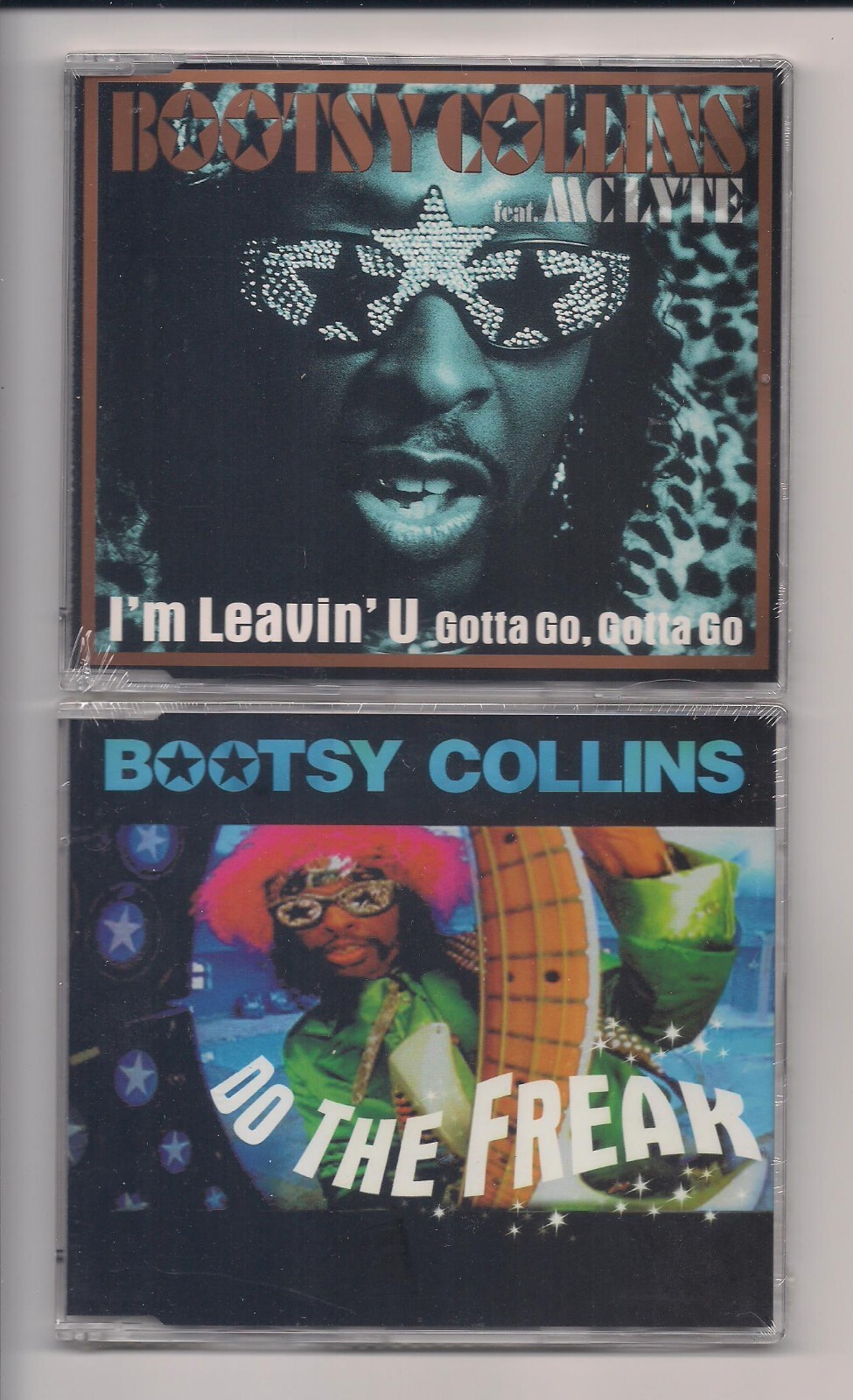 BOOTSY COLLINS Lot of 2 CD's Do the freak & I'm leavin' you SEALED
