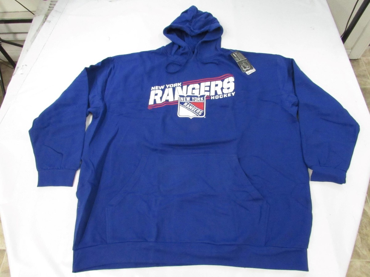 New York Rangers Hockey Mens Size 4XLT 4XLarge-Tall Royal Blue