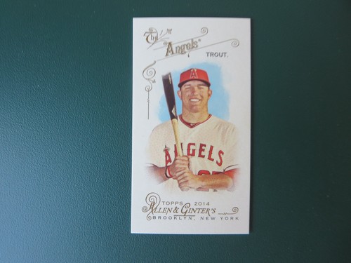Mike Trout [Mini Allen & Ginter Back] #101 2014 Topps Allen & Ginter card