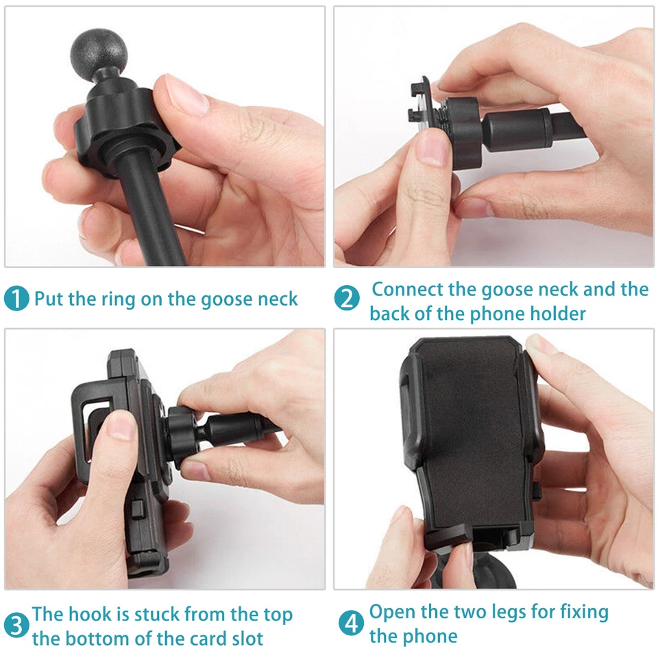 Heavy Duty Cup Holder Phone Car Mount Cell Phone stand For Universal All Phones - Image 4 of 4