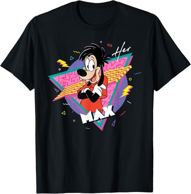Disney A Goofy Movie Retro  90s Couples Matching Her Max T-Shirt