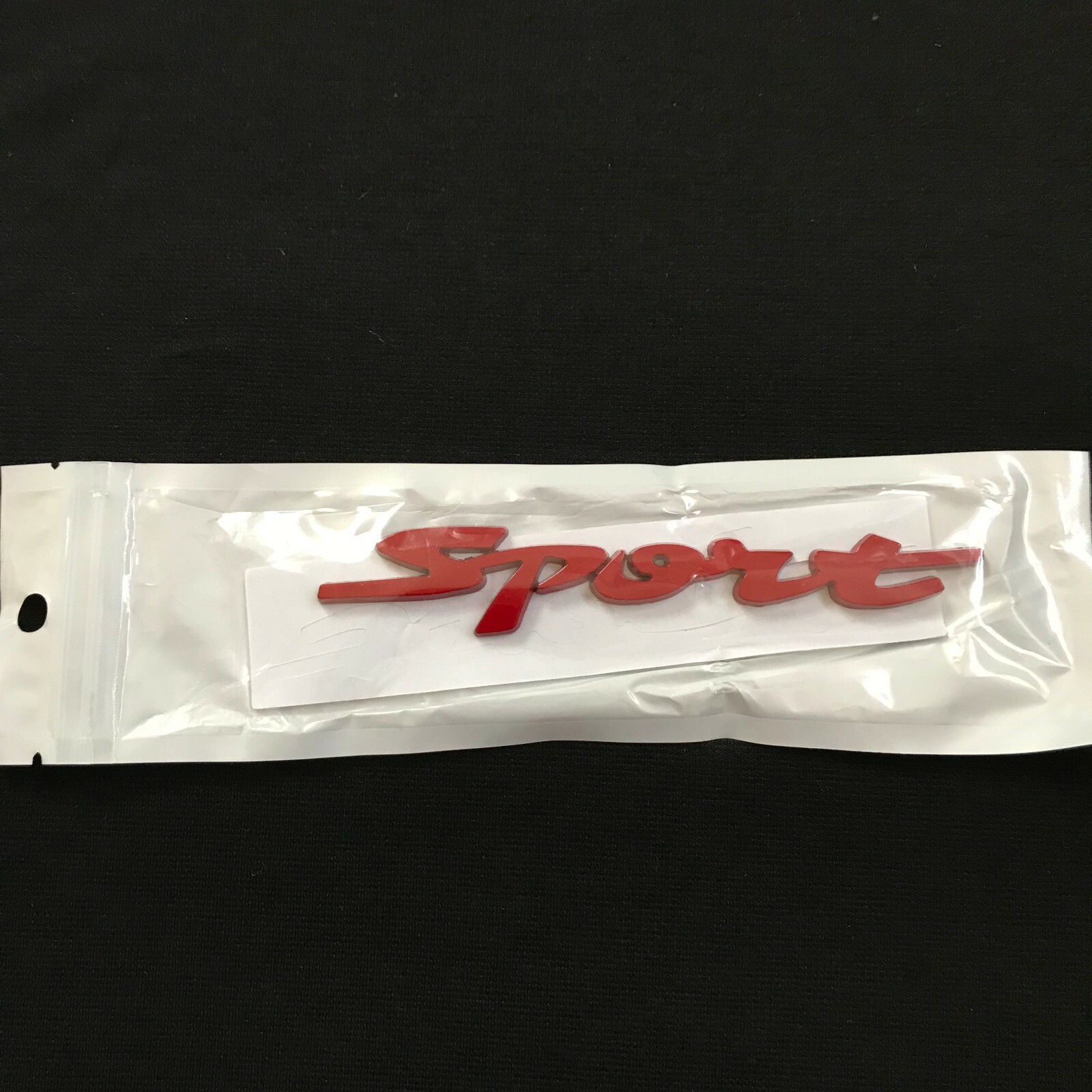 Red Sport Car Badge Decal Sticker Logo Emblem Metal 3D Styling UK