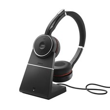 Jabra Evolve 75 SE - UC Stereo with Charging Stand Wireless Headset / Music