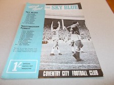 Coventry v Nottingham Forest 67/68
