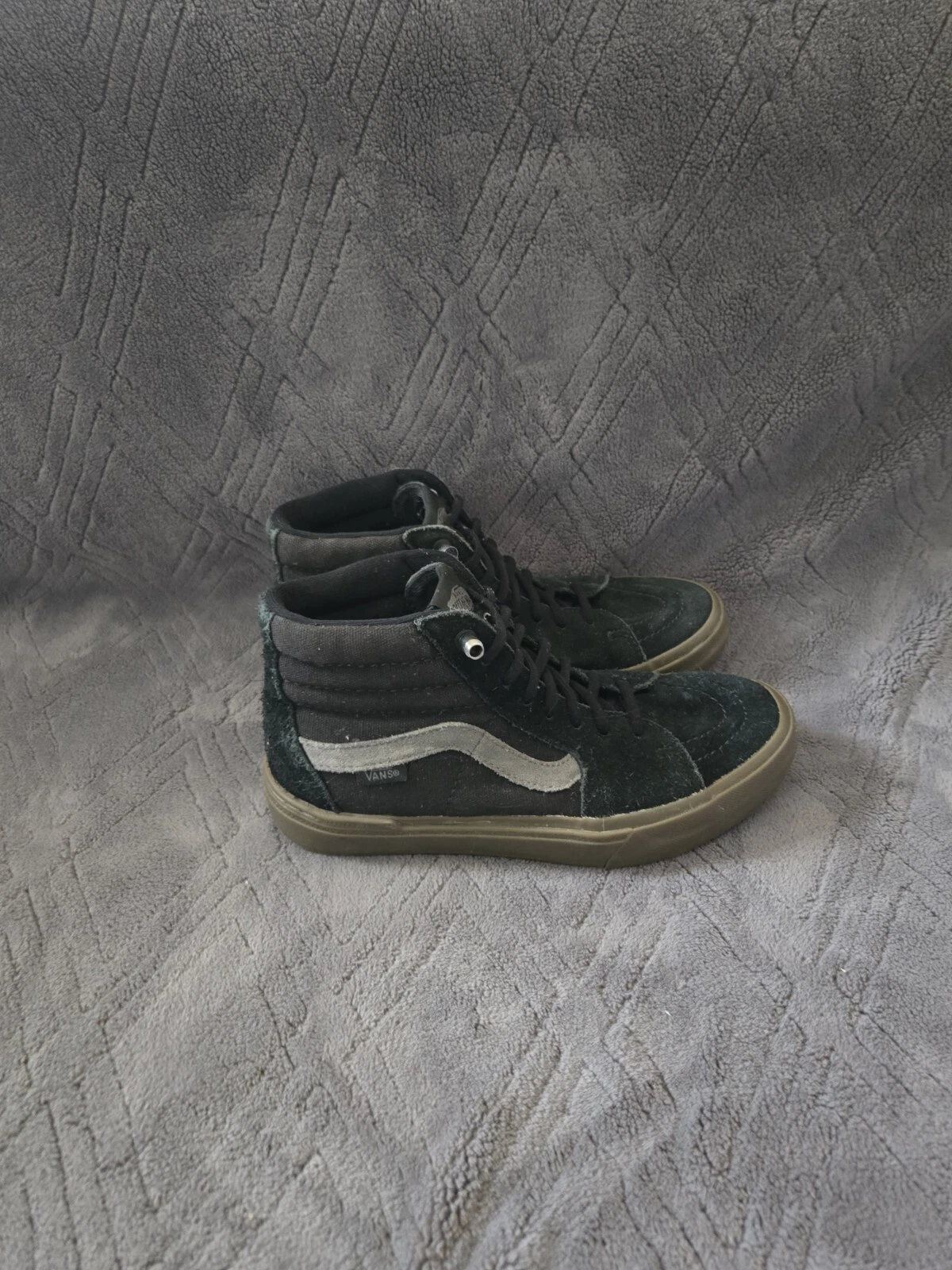 Scarpe Vans BMX SK8 HI sneakers alte da skate uomo taglia 5 nere scarpe in gomma