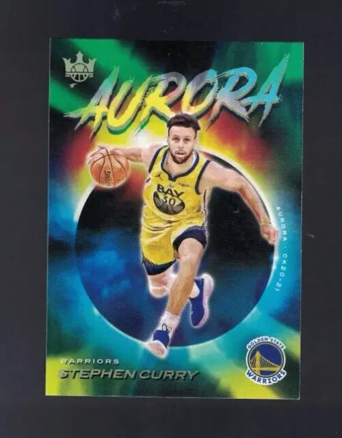 2020-21 Court Kings Stephen Curry Aurora SSP Case Hit #2 Warriors