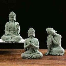 Praying Buddhist Monk Buddha Statues Zen Fish Tank Landscaping Garden Ornaments