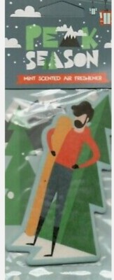 PUCKATOR - HANGING 2D CAR AIR FRESHENER - PEAK SEASON Cowboy  - MINT - 