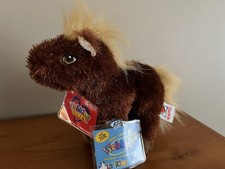 Webkinz Lil'Kinz BROWN HORSE 6" Small Plush Stuffed Animal HS103 Unused CODE NEW
