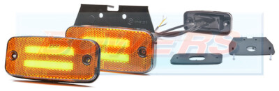 CAT 5 zugelassene kombinierte gelbe LED-Seitenmarkierungs- und Kontrollleuchte Lampe 12 V/24 V