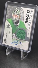 ⭐️ Jake Oettinger Inked Sweaters Auto Patch /25 2023-24 SP Game Used ⭐️