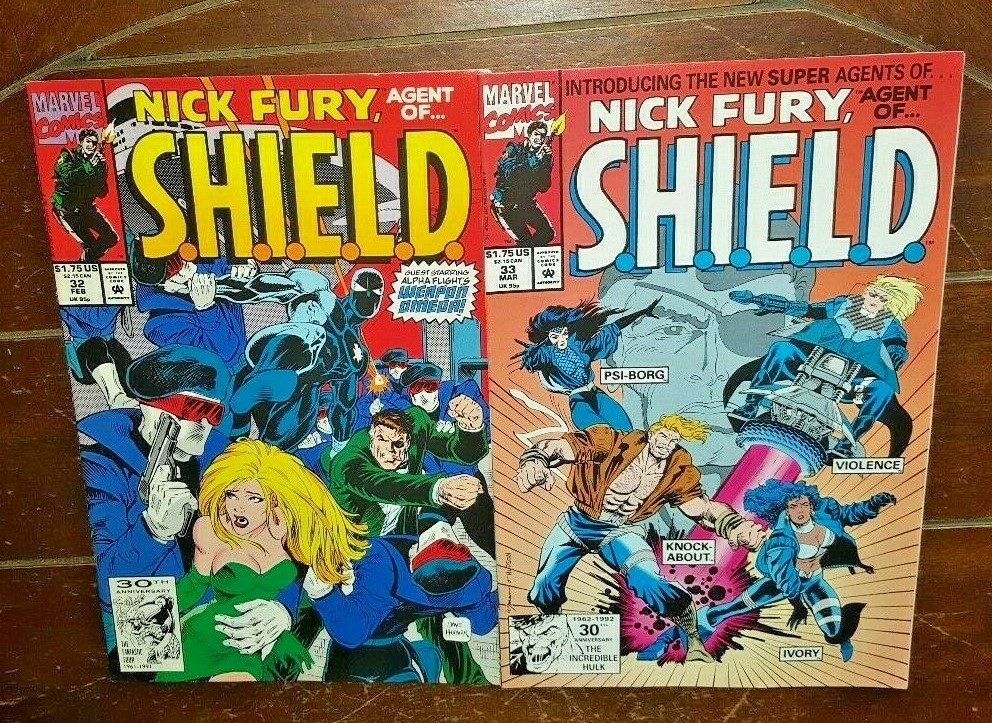 Nick Fury, Agent of Shield #32 & #33 by Scott Lobell, (1992
