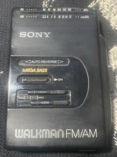 Sony Walkman WM-F2065 AM/FM Radio Works Cassette Player Not Tested yet