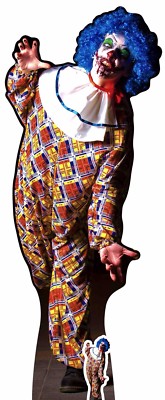 Scary Stecker Killer Clown Halloween Lifesize Und Mini Pappfigur/Aufstell