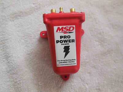 8201 MSD Ignition Coil - Pro Power Series - Red