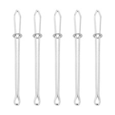 5Pcs Metal Drawstring Threader Flexible Elastic Band Threader Clip for Sewing