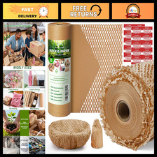 Recyclable Honeycomb Packing Paper 12"x200' Bubble Cushion Wrap for Moving & Gif
