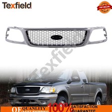 Grille Fits Ford F-150 Pickup 1999-2003 W Black Insert Honeycomb
