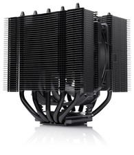 NH-D12L chromax.Black, Low-Height Dual-Tower CPU Cooler 120mm, Black