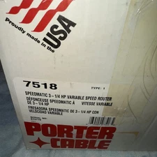 NOS PORTER-CABLE 7518 Variable Speed Production Router