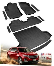 Floor Mats Cargo Liner for Chevy Equinox/for GMC Terrain 2018-2024 Not for