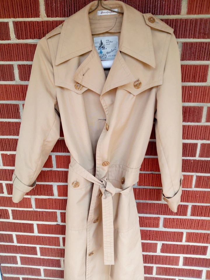 Abrigo Misty Harbor Mariner 3 Hecho en EE. UU. Talla 10 Regular Tl Foto 2 de 4