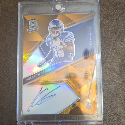 Panini 2021 Chronicles Draft Picks Kenneth Gainwell In the Zone INZ-KG RC Auto