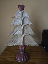 Angle Wings Tree Christmas Rustic