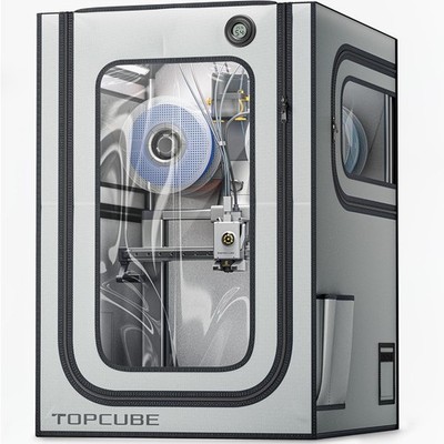 3D Printer Enclosure for Bambu Lab A1 Combo, Stainless Steel Frame Enclosure wit