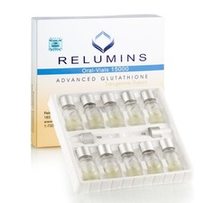 Relumins Liquid Glutathione Oral Supplement - 15000mg x 10 Mini Bottles
