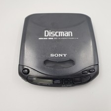 Sony Discman D-141 Portable CD Player Mega Bass Vintage 1995 Black