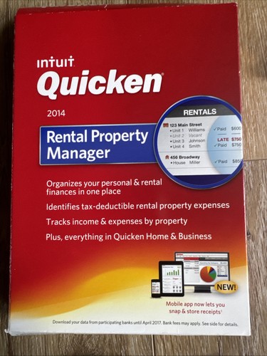 Quicken Rental Property Manager 2014- Windows