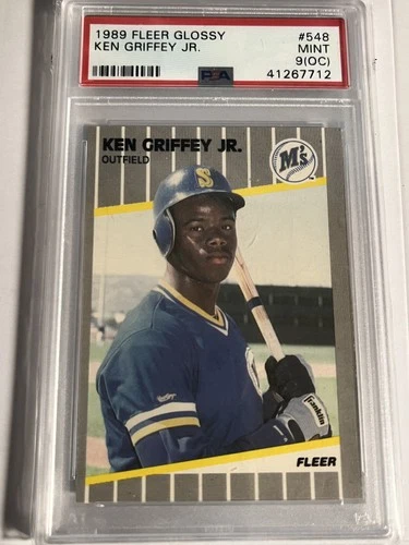 1989 Fleer #548 Ken Griffey Jr. Glossy PSA 9